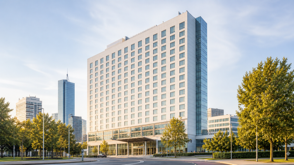 NH Danube City hotel exterior